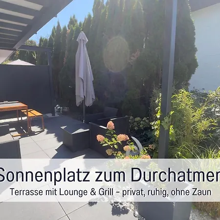 Olive - Ruhe & Entspannung In 2-zi-fewo Mit Garten-whirlpool, Terrasse & Hund Willkommen By Ferienwohnenamsee Apartamento *
