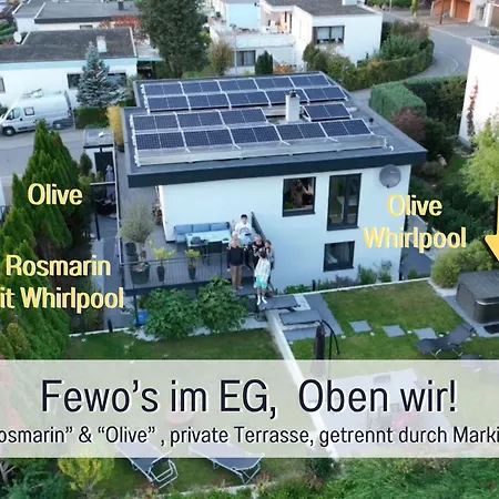 Olive - Ruhe & Entspannung In 2-zi-fewo Mit Garten-whirlpool, Terrasse & Hund Willkommen By Ferienwohnenamsee Apartamento *
