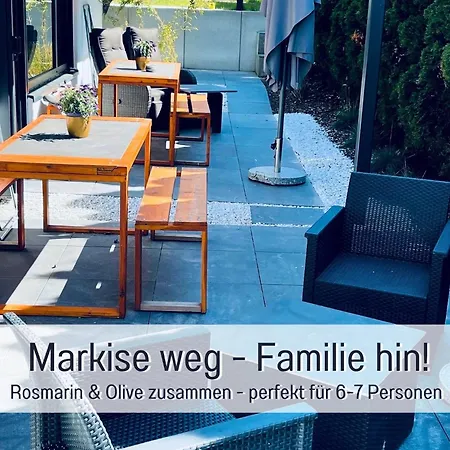 Olive - Ruhe & Entspannung In 2-zi-fewo Mit Garten-whirlpool, Terrasse & Hund Willkommen By Ferienwohnenamsee *