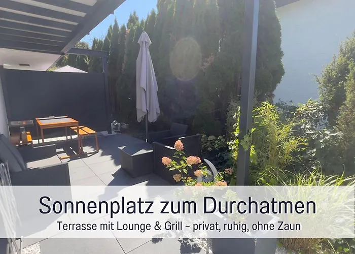 Olive - Ruhe & Entspannung In 2-zi-fewo Mit Garten-whirlpool, Terrasse & Hund Willkommen By Ferienwohnenamsee 아파트 *